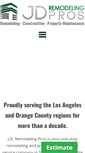 Mobile Screenshot of jdremodelingpros.com