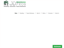 Tablet Screenshot of jdremodelingpros.com